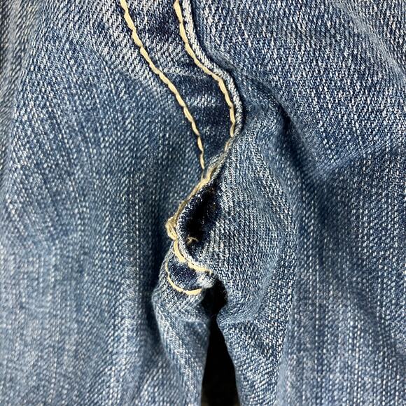 Cowboy Up Jeans Mens 40 Blue Bootcut Western Style Contrast Stitching - Picture 11 of 12